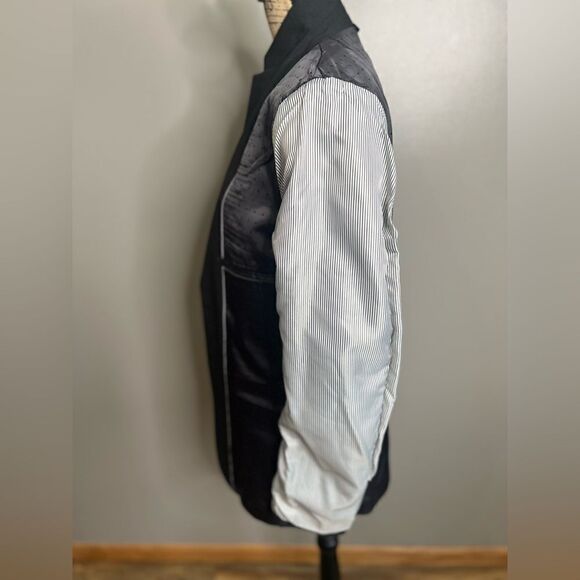 Perry Ellis slim fit pindot black suit jacket size 40 regular stretch knit - Picture 14 of 14